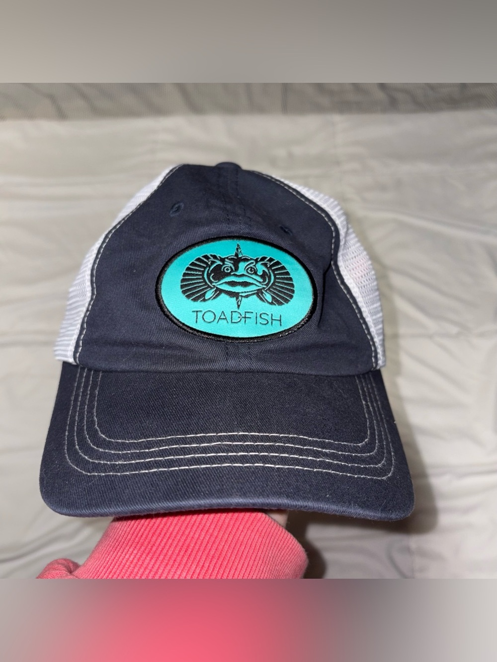 Toadfish Hat Put Em Back Mesh Embroidered Hat Patch Charleston